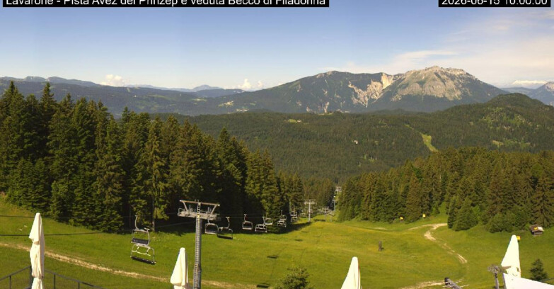 Webcam Lavarone - Pista Avez- seggiovia Lagh.