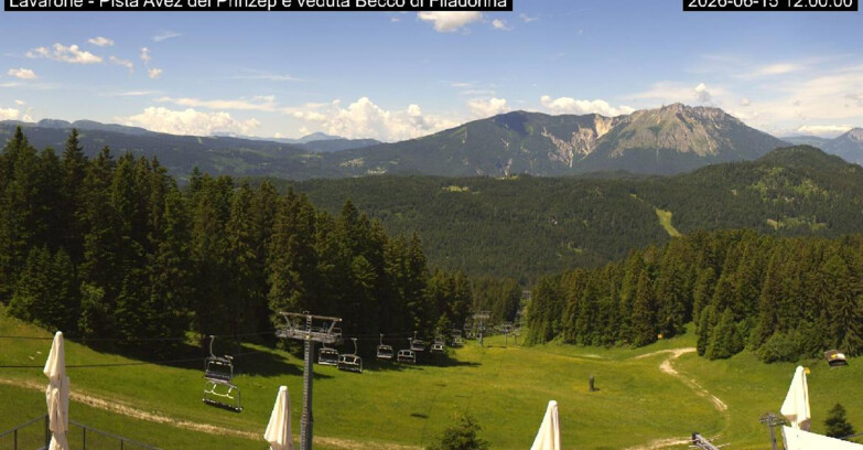 Webcam Lavarone - Pista Avez- seggiovia Lagh.