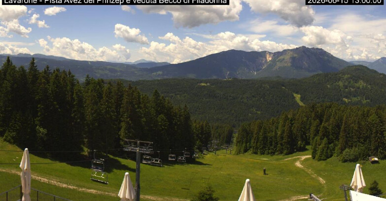 Webcam Lavarone - Pista Avez- seggiovia Lagh.