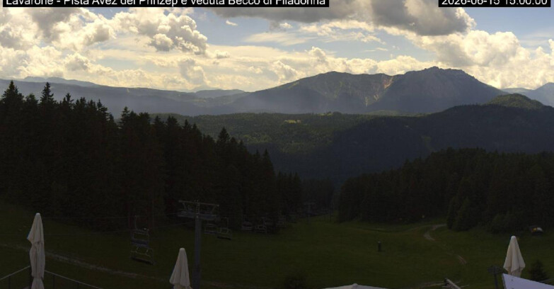 Webcam Lavarone - Pista Avez- seggiovia Lagh.