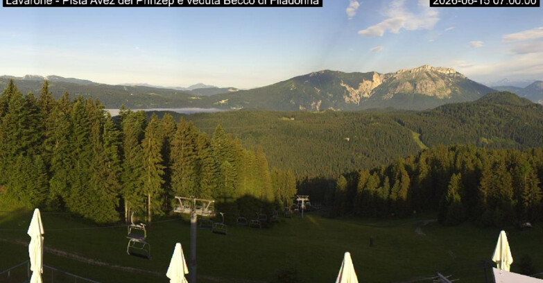 Webcam Lavarone - Pista Avez- seggiovia Lagh.