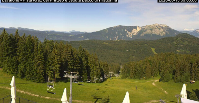 Webcam Lavarone - Pista Avez- seggiovia Lagh.