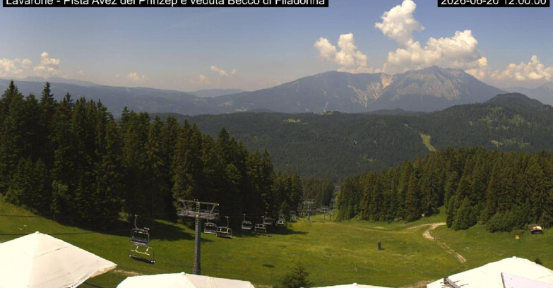 Webcam Lavarone - Pista Avez- seggiovia Lagh.