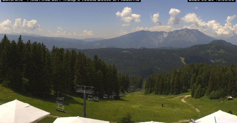Webcam Lavarone - Pista Avez- seggiovia Lagh.