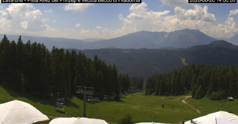 Webcam Lavarone - Pista Avez- seggiovia Lagh.
