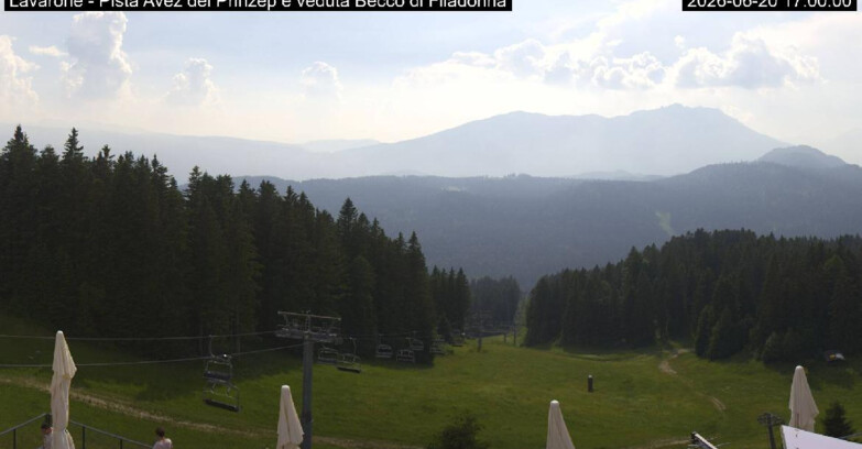 Webcam Lavarone - Pista Avez- seggiovia Lagh.