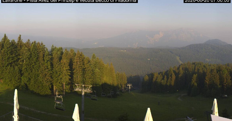 Webcam Lavarone - Pista Avez- seggiovia Lagh.