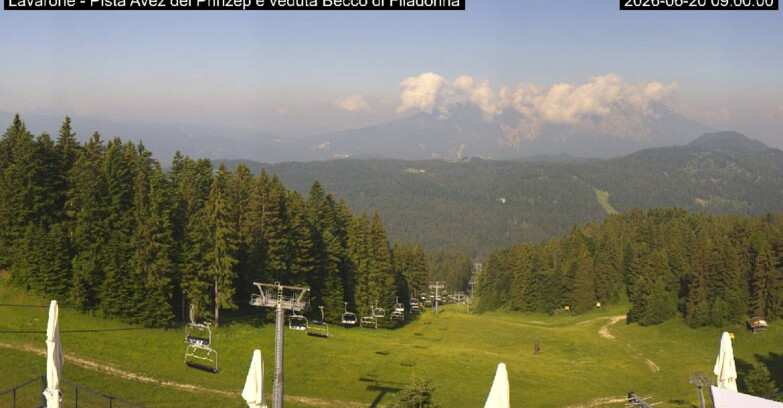 Webcam Lavarone - Pista Avez- seggiovia Lagh.