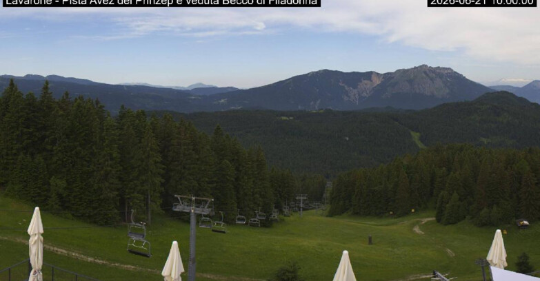 Webcam Ski Area Lavarone  - Pista Avez- seggiovia Lagh.