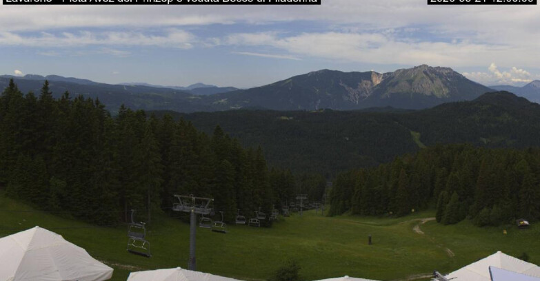 Webcam Ski Area Lavarone  - Pista Avez- seggiovia Lagh.