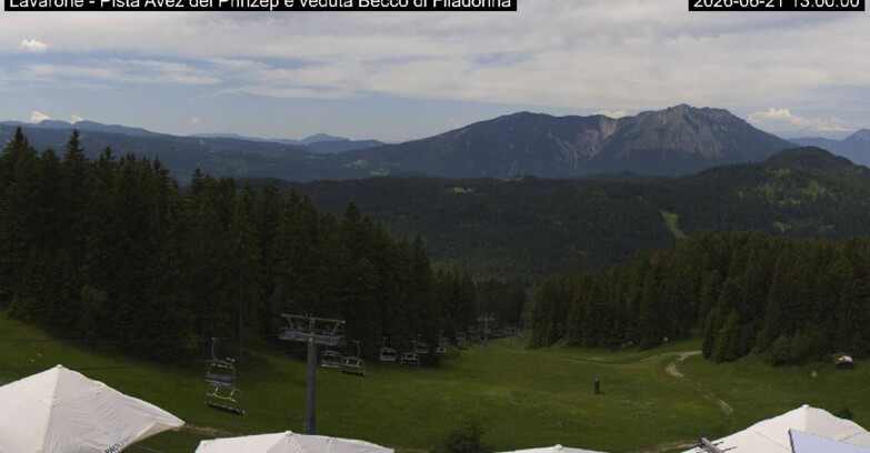 Webcam Ski Area Lavarone  - Pista Avez- seggiovia Lagh.