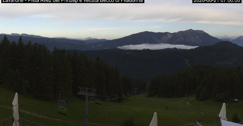 Webcam Ski Area Lavarone  - Pista Avez- seggiovia Lagh.