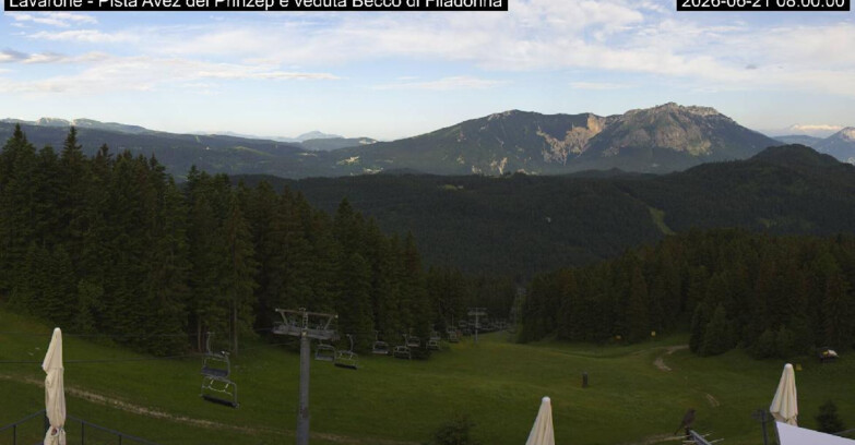 Webcam Ski Area Lavarone  - Pista Avez- seggiovia Lagh.