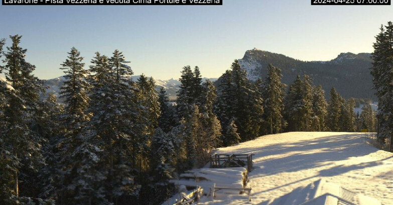 Webcam Ski Area Lavarone  - Piste Vezzena