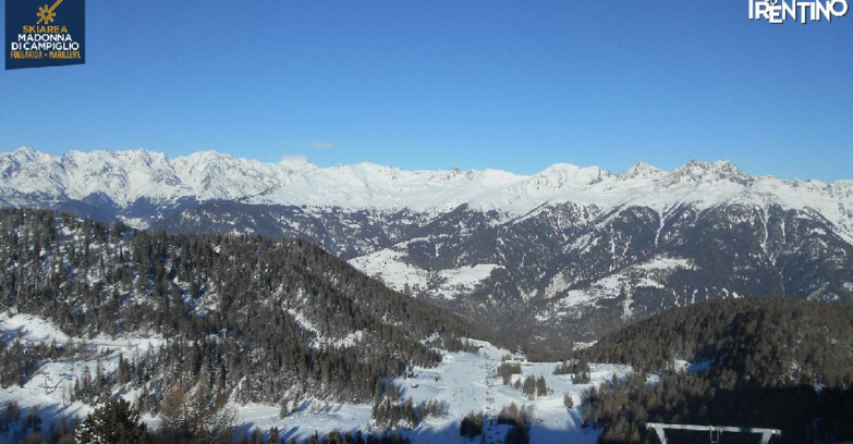 Webcam Ski area Campiglio Dolomiti di Brenta Val di Sole Val Rendena - Nuova Seggiovia Vigo