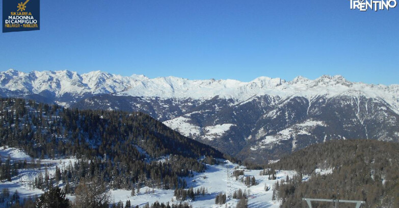 Webcam Ski area Campiglio Dolomiti di Brenta Val di Sole Val Rendena - Nuova Seggiovia Vigo