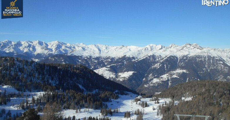 Webcam Ski area Campiglio Dolomiti di Brenta Val di Sole Val Rendena - Nuova Seggiovia Vigo