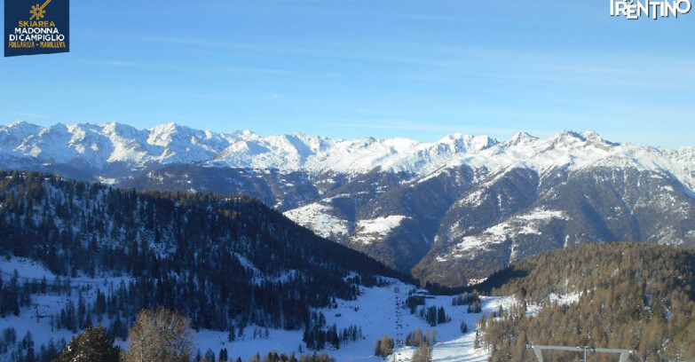 Webcam Ski area Campiglio Dolomiti di Brenta Val di Sole Val Rendena - Nuova Seggiovia Vigo