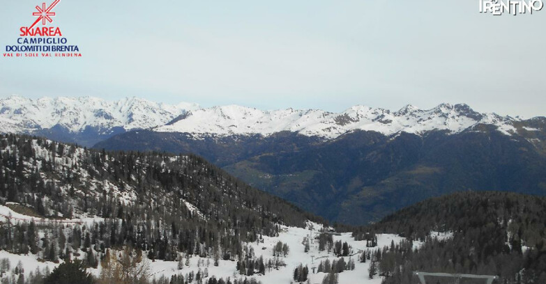 Webcam Folgarida-Marilleva  (Skiarea Campiglio Dolomiti di Brenta - Val di Sole Val Rendena) - Nuova Seggiovia Vigo