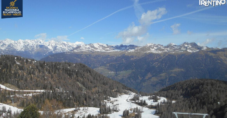 Webcam Folgarida-Marilleva  (Skiarea Campiglio Dolomiti di Brenta - Val di Sole Val Rendena) - Val Panciana
