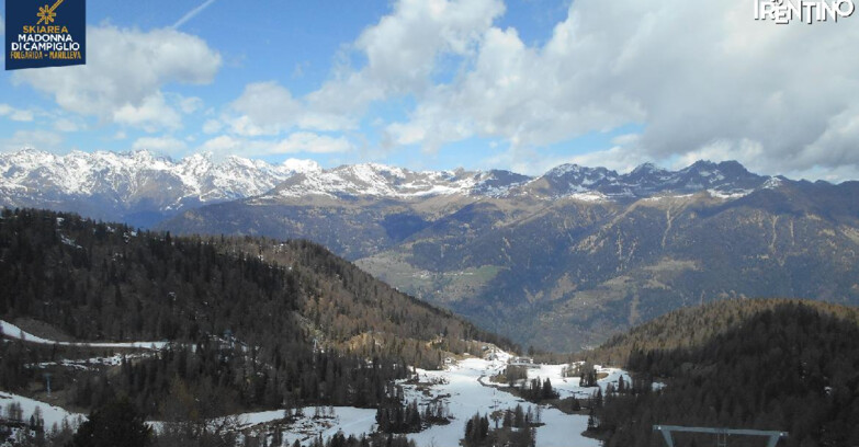 Webcam Folgarida-Marilleva  (Skiarea Campiglio Dolomiti di Brenta - Val di Sole Val Rendena) - Val Panciana