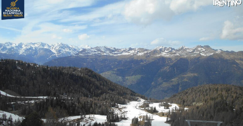 Webcam Folgarida-Marilleva  (Skiarea Campiglio Dolomiti di Brenta - Val di Sole Val Rendena) - Val Panciana