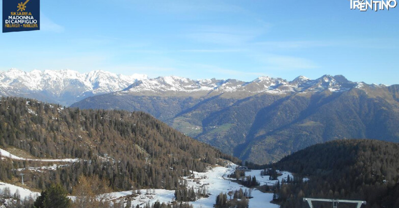 Webcam Folgarida-Marilleva  (Skiarea Campiglio Dolomiti di Brenta - Val di Sole Val Rendena) - Val Panciana