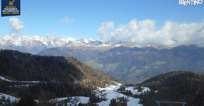 Webcam Folgarida-Marilleva  (Skiarea Campiglio Dolomiti di Brenta - Val di Sole Val Rendena) - Val Panciana