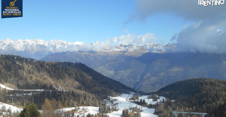 Webcam Folgarida-Marilleva  (Skiarea Campiglio Dolomiti di Brenta - Val di Sole Val Rendena) - Val Panciana