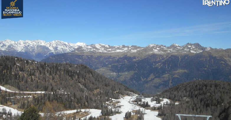 Webcam Ski area Campiglio Dolomiti di Brenta Val di Sole Val Rendena - Val Panciana