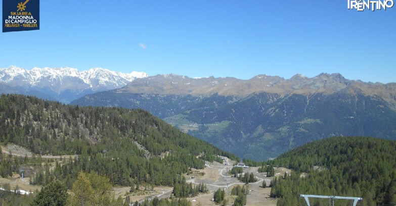 Webcam Folgarida-Marilleva  (Skiarea Campiglio Dolomiti di Brenta - Val di Sole Val Rendena) - Val Panciana