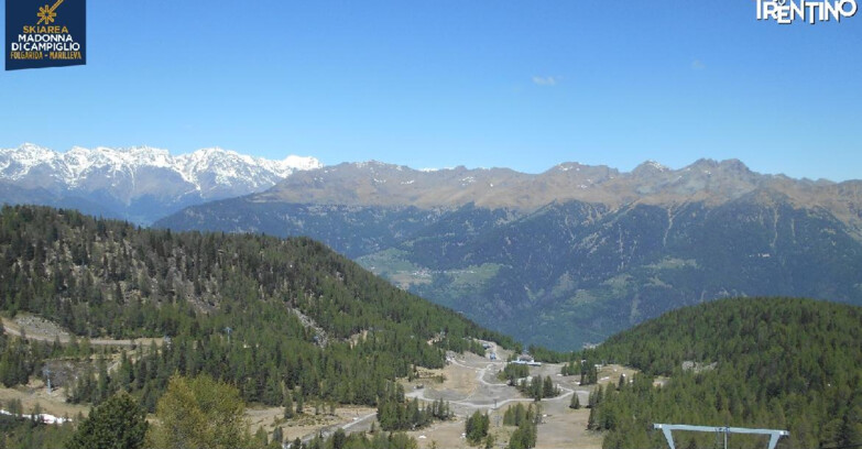 Webcam Folgarida-Marilleva  (Skiarea Campiglio Dolomiti di Brenta - Val di Sole Val Rendena) - Val Panciana