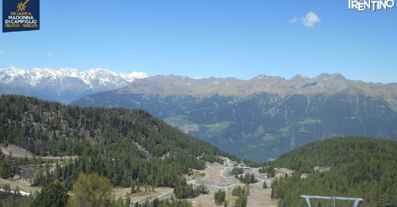 Webcam Folgarida-Marilleva  (Skiarea Campiglio Dolomiti di Brenta - Val di Sole Val Rendena) - Val Panciana