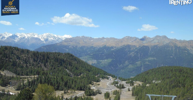 Webcam Folgarida-Marilleva  (Skiarea Campiglio Dolomiti di Brenta - Val di Sole Val Rendena) - Val Panciana