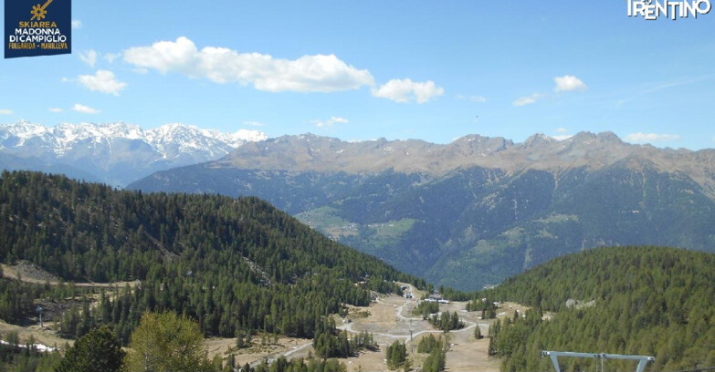 Webcam Folgarida-Marilleva  (Skiarea Campiglio Dolomiti di Brenta - Val di Sole Val Rendena) - Val Panciana