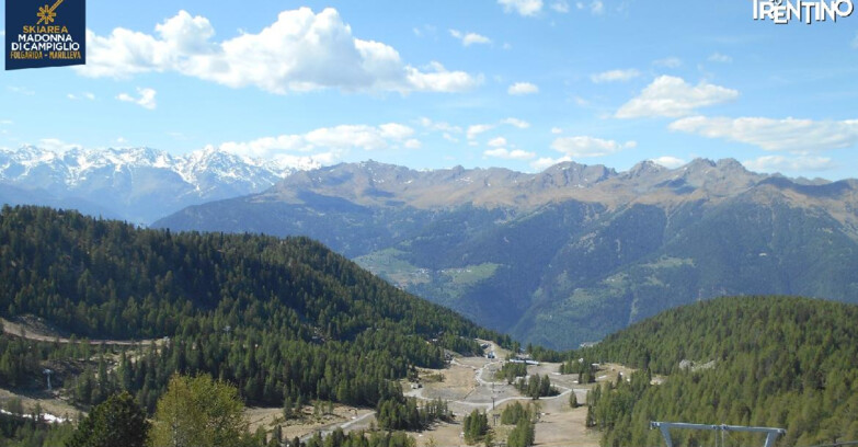 Webcam Folgarida-Marilleva  (Skiarea Campiglio Dolomiti di Brenta - Val di Sole Val Rendena) - Val Panciana