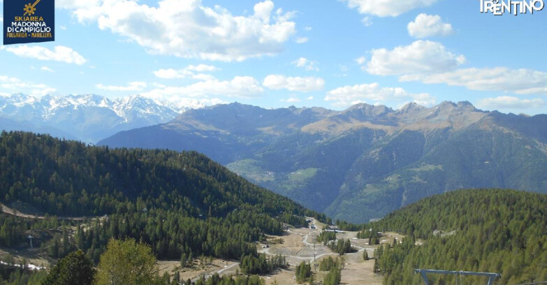 Webcam Folgarida-Marilleva  (Skiarea Campiglio Dolomiti di Brenta - Val di Sole Val Rendena) - Val Panciana