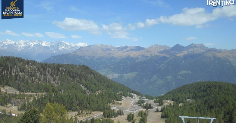 Webcam Folgarida-Marilleva  (Skiarea Campiglio Dolomiti di Brenta - Val di Sole Val Rendena) - Val Panciana