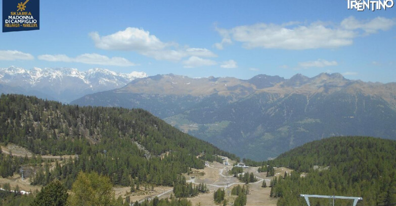 Webcam Folgarida-Marilleva  (Skiarea Campiglio Dolomiti di Brenta - Val di Sole Val Rendena) - Val Panciana