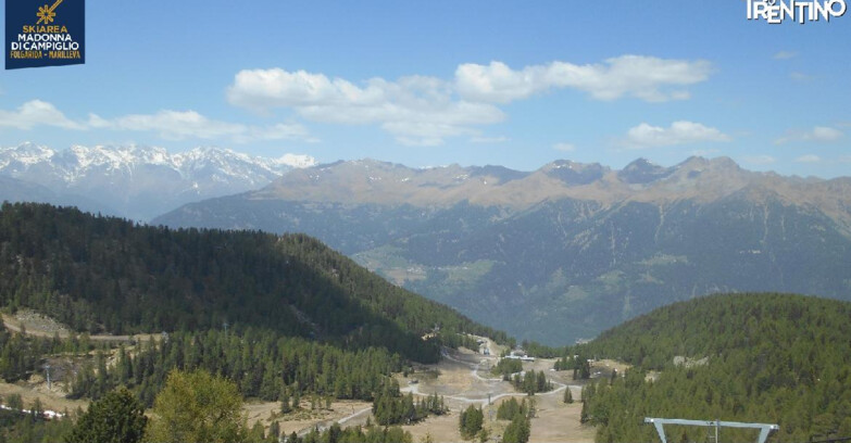 Webcam Folgarida-Marilleva  (Skiarea Campiglio Dolomiti di Brenta - Val di Sole Val Rendena) - Val Panciana
