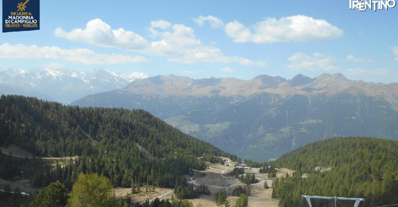 Webcam Folgarida-Marilleva  (Skiarea Campiglio Dolomiti di Brenta - Val di Sole Val Rendena) - Val Panciana