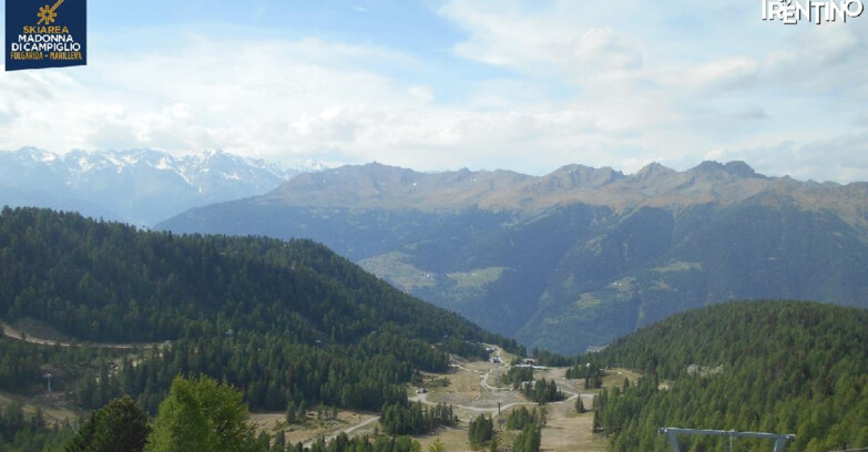 Webcam Folgarida-Marilleva  (Skiarea Campiglio Dolomiti di Brenta - Val di Sole Val Rendena) - Val Panciana