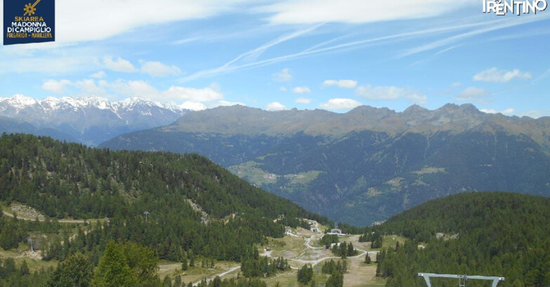 Webcam Folgarida-Marilleva  (Skiarea Campiglio Dolomiti di Brenta - Val di Sole Val Rendena) - Val Panciana