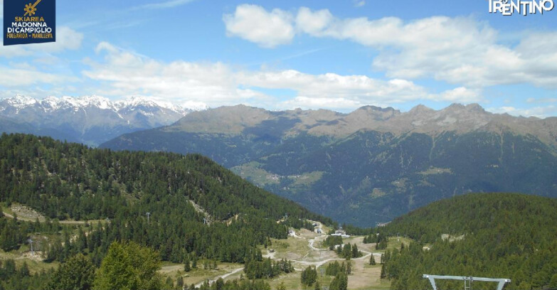 Webcam Folgarida-Marilleva  (Skiarea Campiglio Dolomiti di Brenta - Val di Sole Val Rendena) - Val Panciana