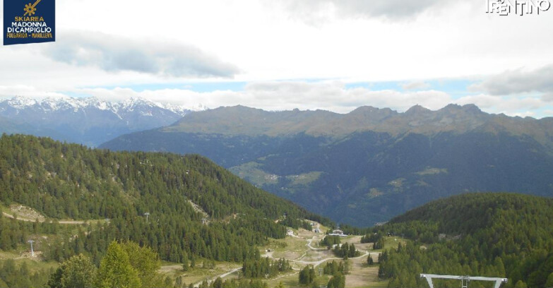 Webcam Folgarida-Marilleva  (Skiarea Campiglio Dolomiti di Brenta - Val di Sole Val Rendena) - Val Panciana