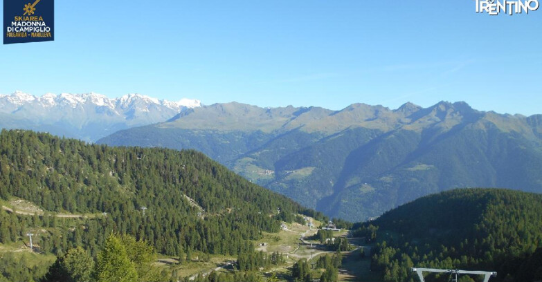 Webcam Folgarida-Marilleva  (Skiarea Campiglio Dolomiti di Brenta - Val di Sole Val Rendena) - Val Panciana