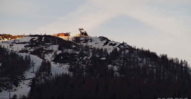 Webcam Сан-Мартино-ди-Кастроцца - Пассо-Ролле - Alpe Tognola e Pista 1