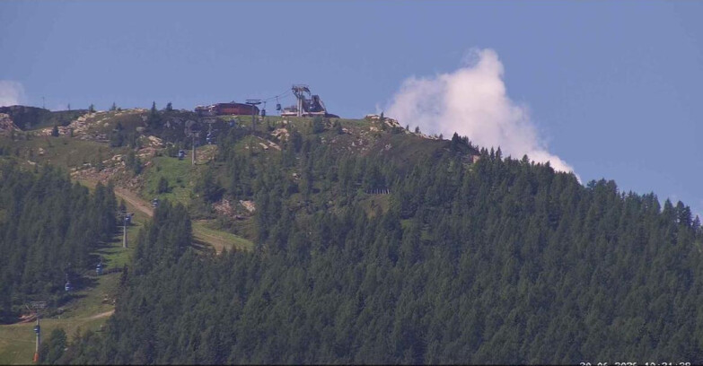 Webcam San Martino di Castrozza - Passo Rolle  - Alpe Tognola e Pista 1