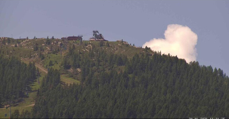Webcam San Martino di Castrozza - Passo Rolle  - Alpe Tognola e Pista 1