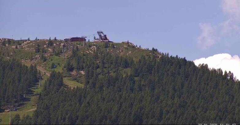 Webcam San Martino di Castrozza - Passo Rolle - Alpe Tognola e Pista 1